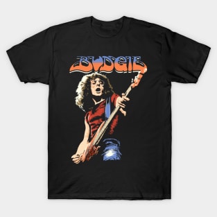 Budgie Band Burke Shelley Guitar v2 T-Shirt